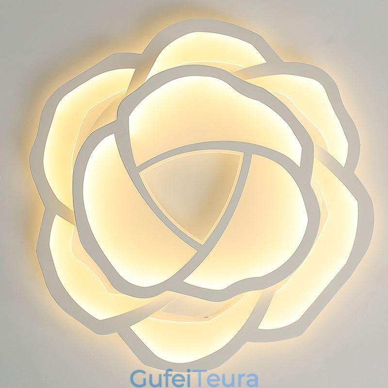 Flush Mount Modern Simple Rose אקריליק תקרה 52 ס"מ