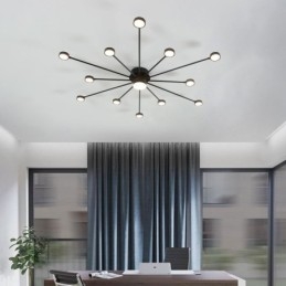 גוון תאורה אקרילי מסוג תקרה מודרני מינימליסטי מסוג Flush Mount