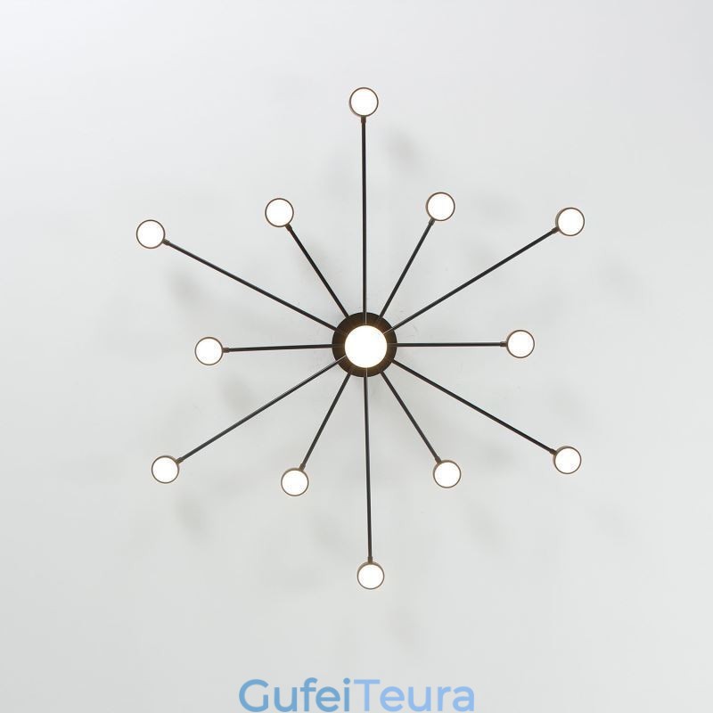 גוון תאורה אקרילי מסוג תקרה מודרני מינימליסטי מסוג Flush Mount