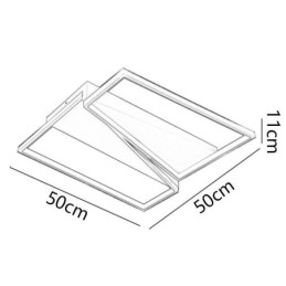 פלאש הר מינימליסטי פסיפס טרפז תקרה תאורת