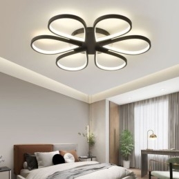 תאורת תקרת תלתן מינימליסטית מסוג Flush Mount