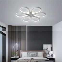 תאורת תקרת תלתן מינימליסטית מסוג Flush Mount