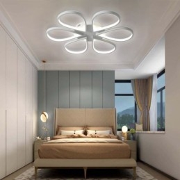 תאורת תקרת תלתן מינימליסטית מסוג Flush Mount