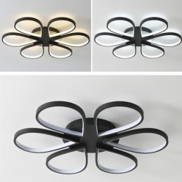 תאורת תקרת תלתן מינימליסטית מסוג Flush Mount