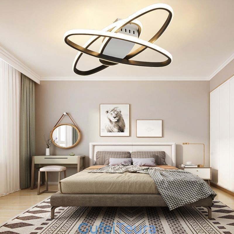 Flush Mount Minimalist Surround Planet Ceiling Light
