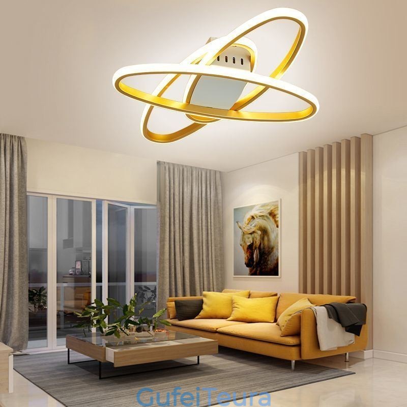Flush Mount Minimalist Surround Planet Ceiling Light