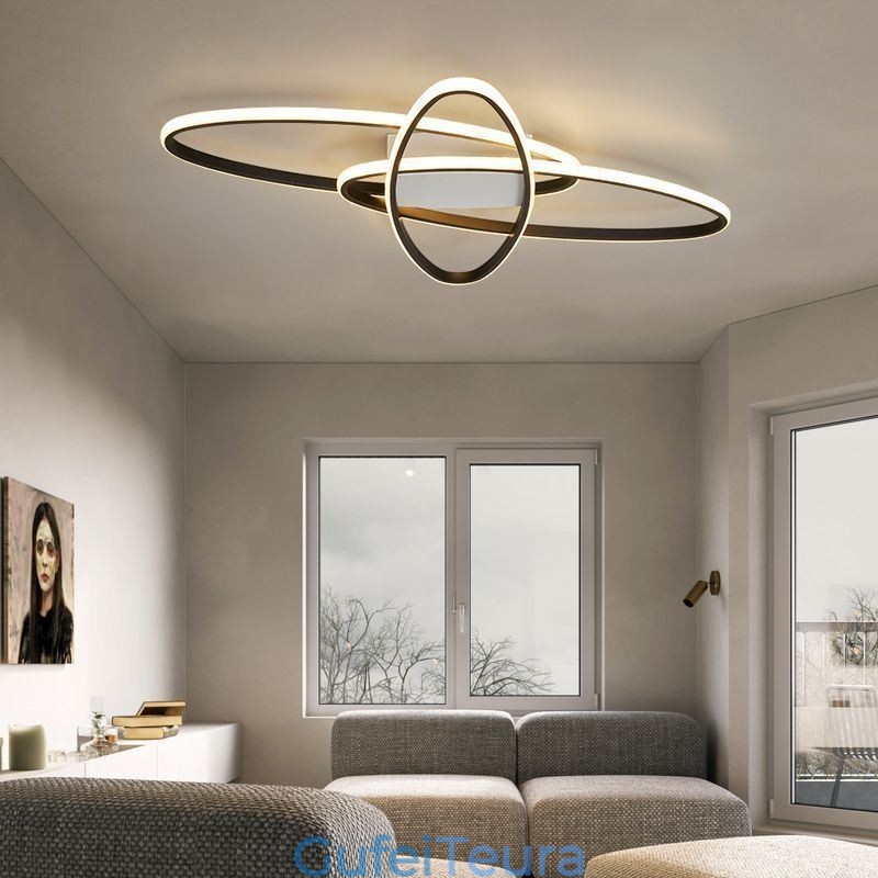 Flush Mount Minimalist Surround Planet Ceiling Light