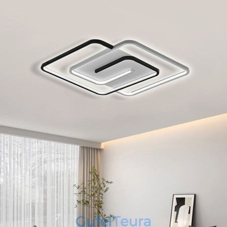 תאורת תקרה מרובעת אקרילית פלאש הר