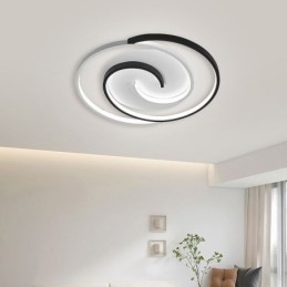 תאורת תקרה עגולה אקרילית מסוג Flush Mount