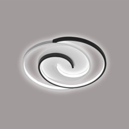 תאורת תקרה עגולה אקרילית מסוג Flush Mount