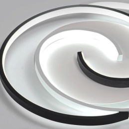 תאורת תקרה עגולה אקרילית מסוג Flush Mount