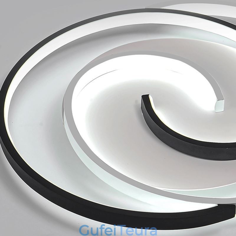 תאורת תקרה עגולה אקרילית מסוג Flush Mount