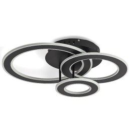 תאורת תקרה עגולה אקרילית משולשת