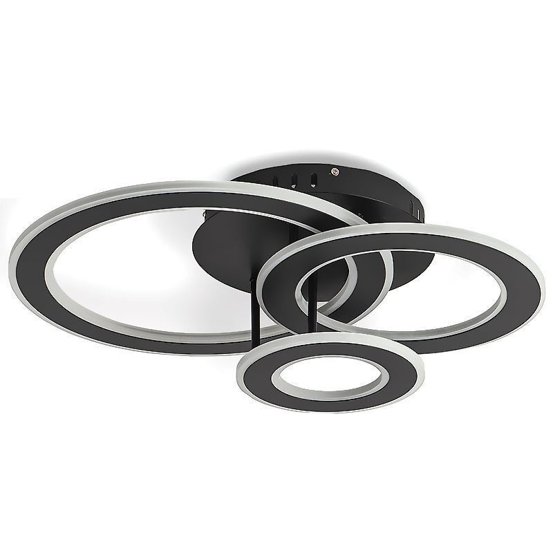 תאורת תקרה עגולה אקרילית משולשת