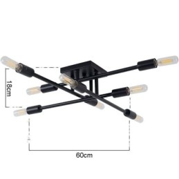 תאורת תקרה דקורטיבית בסגנון רטרו רטרו פלאש הר אמריקאי