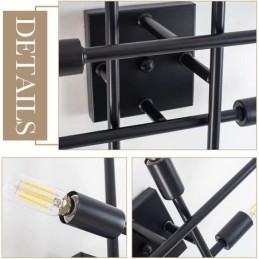 תאורת תקרה דקורטיבית בסגנון רטרו רטרו פלאש הר אמריקאי