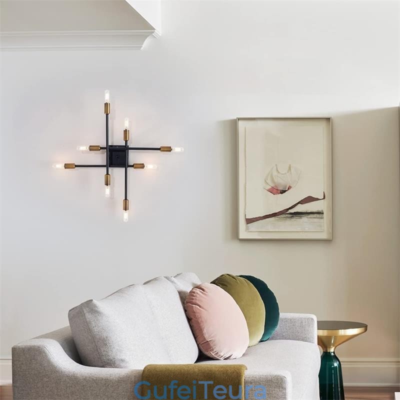 תאורת תקרה דקורטיבית בסגנון רטרו רטרו פלאש הר אמריקאי