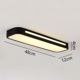 תאורת תקרה אקרילית מודרנית מסוג Flush Mount