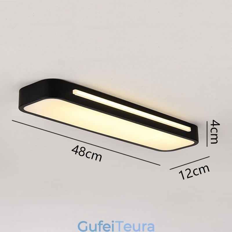 תאורת תקרה אקרילית מודרנית מסוג Flush Mount