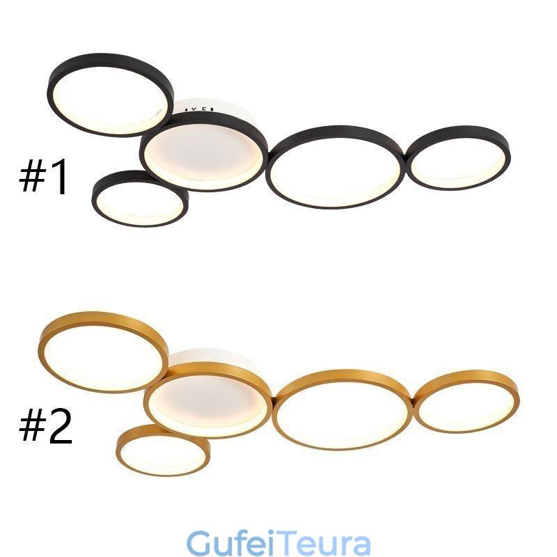 תאורת תקרה אומנותית מאלומיניום מודרנית