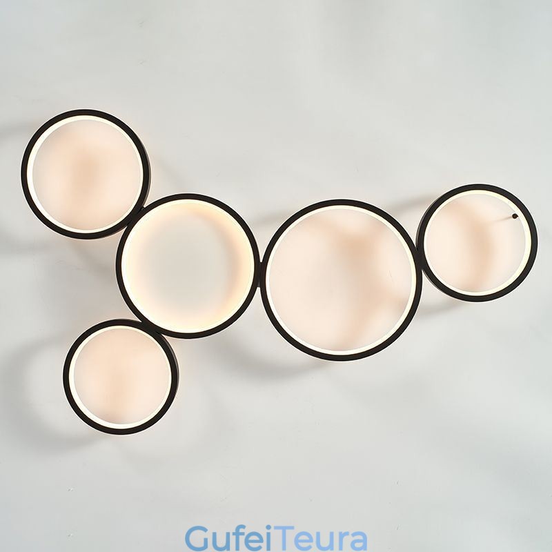 תאורת תקרה אומנותית מאלומיניום מודרנית