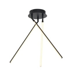Creative Flush Mount אלומיניום מנורת תקרה טחנת רוח