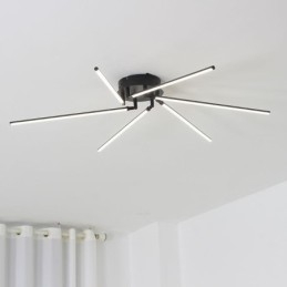 Creative Flush Mount אלומיניום מנורת תקרה טחנת רוח