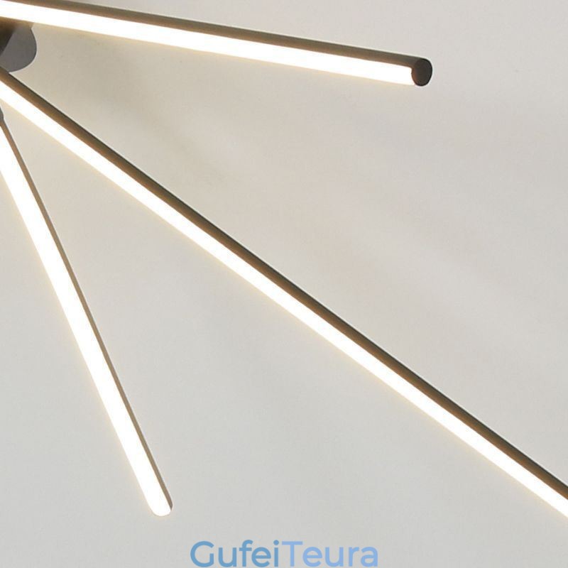 Creative Flush Mount אלומיניום מנורת תקרה טחנת רוח