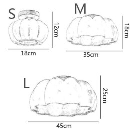 ראש יחיד דלעת פלאש הר יפני רטרו אורות תקרה