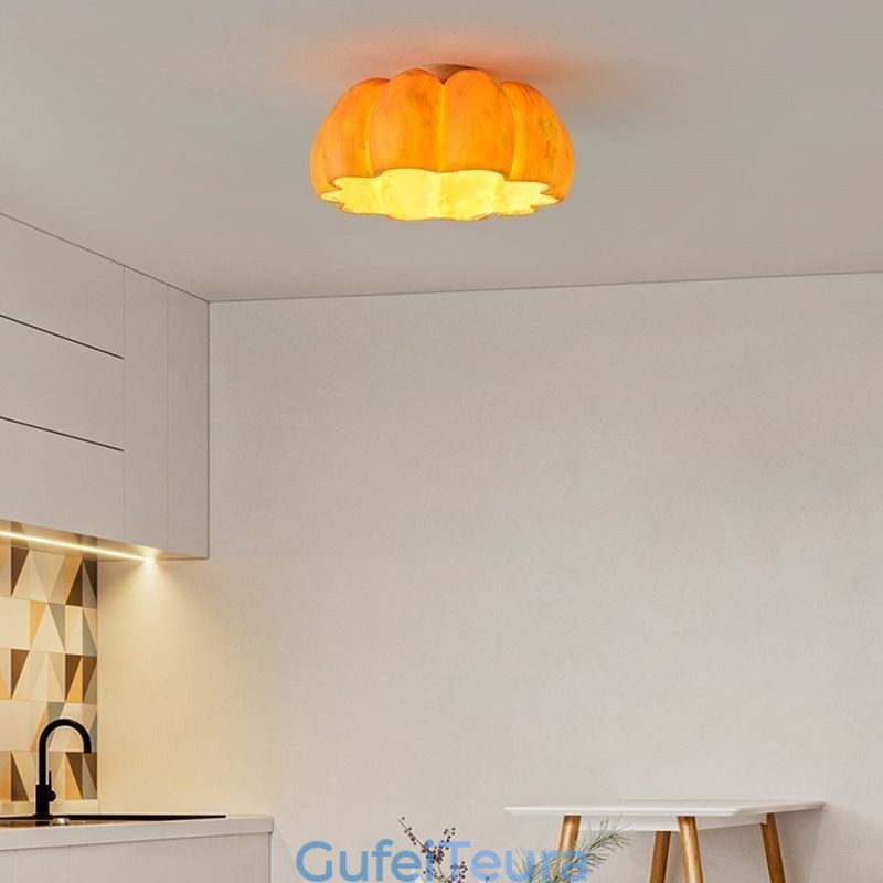 ראש יחיד דלעת פלאש הר יפני רטרו אורות תקרה