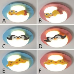 מנורת תקרה דקורטיבית מודרנית מצוירת