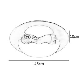 מנורת תקרה דקורטיבית מודרנית מצוירת