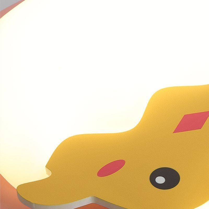 מנורת תקרה דקורטיבית מודרנית מצוירת