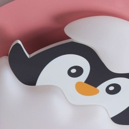 מנורת תקרה דקורטיבית מודרנית מצוירת