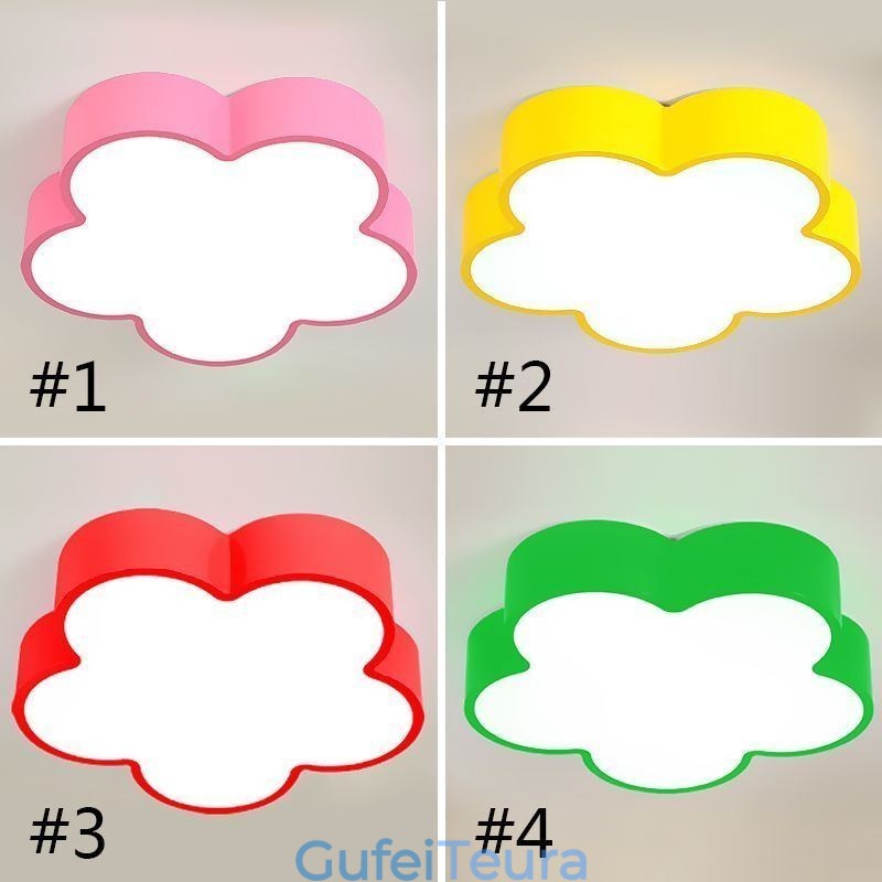 קריקטורה אור תקרה מודרני פרח פלאש הר