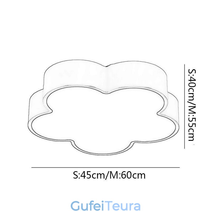 קריקטורה אור תקרה מודרני פרח פלאש הר