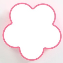 קריקטורה אור תקרה מודרני פרח פלאש הר