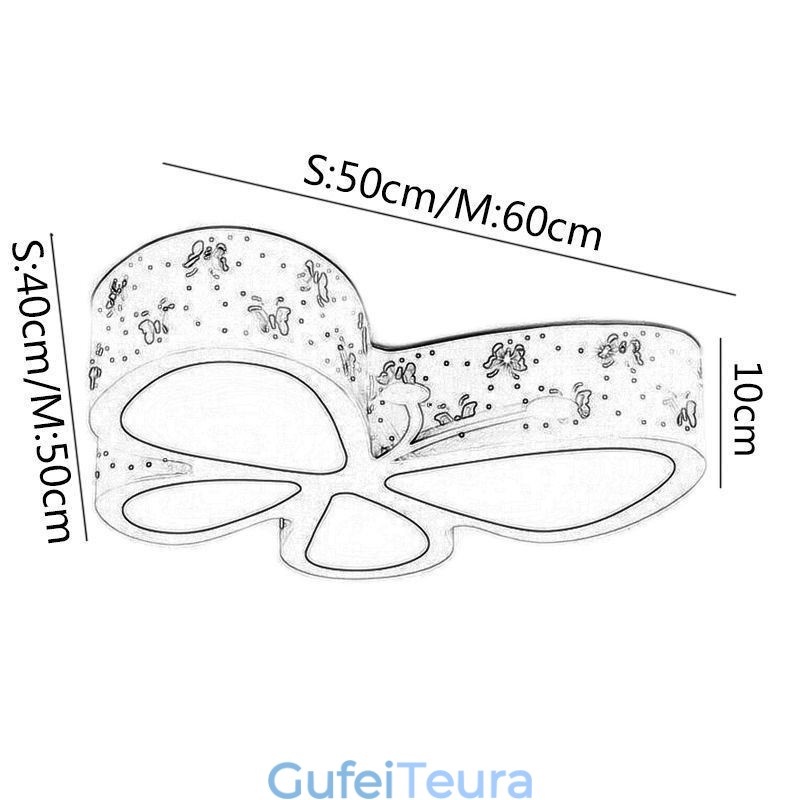 מתקן תקרת מתכת עכשווי לתקרת פרפר