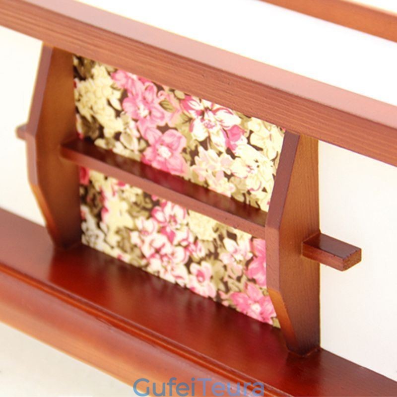 תאורת תקרה מרובעת מעץ רטרו