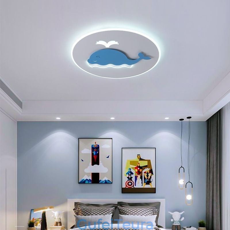 מנורת תקרה מודרנית יצירתית לווייתן אור תקרה