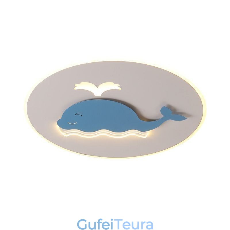 מנורת תקרה מודרנית יצירתית לווייתן אור תקרה