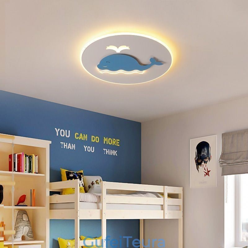 מנורת תקרה מודרנית יצירתית לווייתן אור תקרה