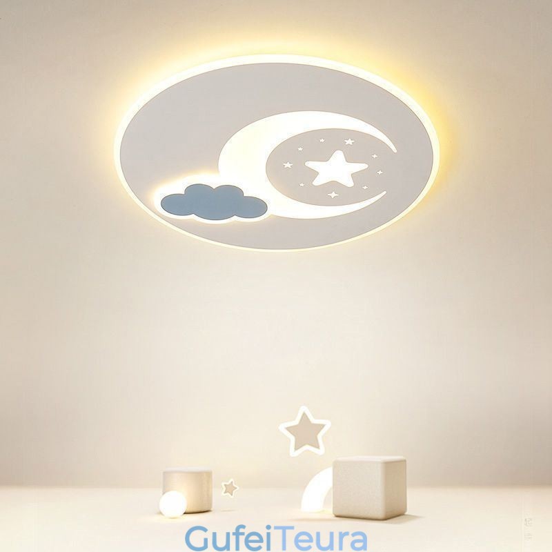 Simplicity Ceiling Light Moon & Star מנורת תקרה