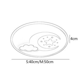 Simplicity Ceiling Light Moon & Star מנורת תקרה