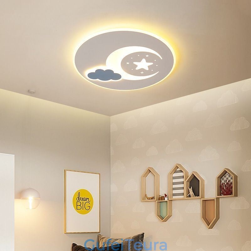 Simplicity Ceiling Light Moon & Star מנורת תקרה
