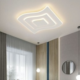 תאורת תקרה מודרנית מרובעת אקרילית שטוחה