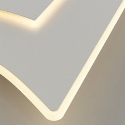 תאורת תקרה מודרנית מרובעת אקרילית שטוחה