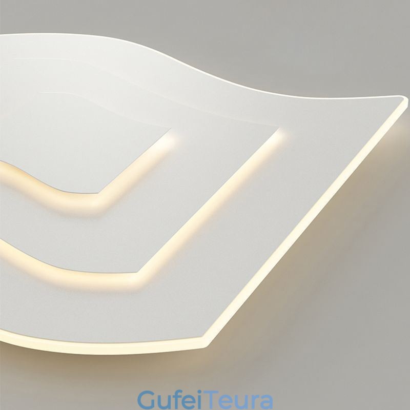 תאורת תקרה מודרנית מרובעת אקרילית שטוחה