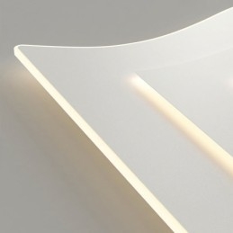 תאורת תקרה מודרנית מרובעת אקרילית שטוחה