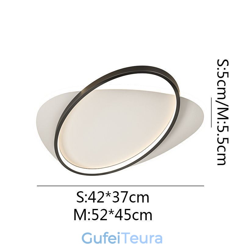 מנורת תקרה מודרנית אור תקרה סגלגל